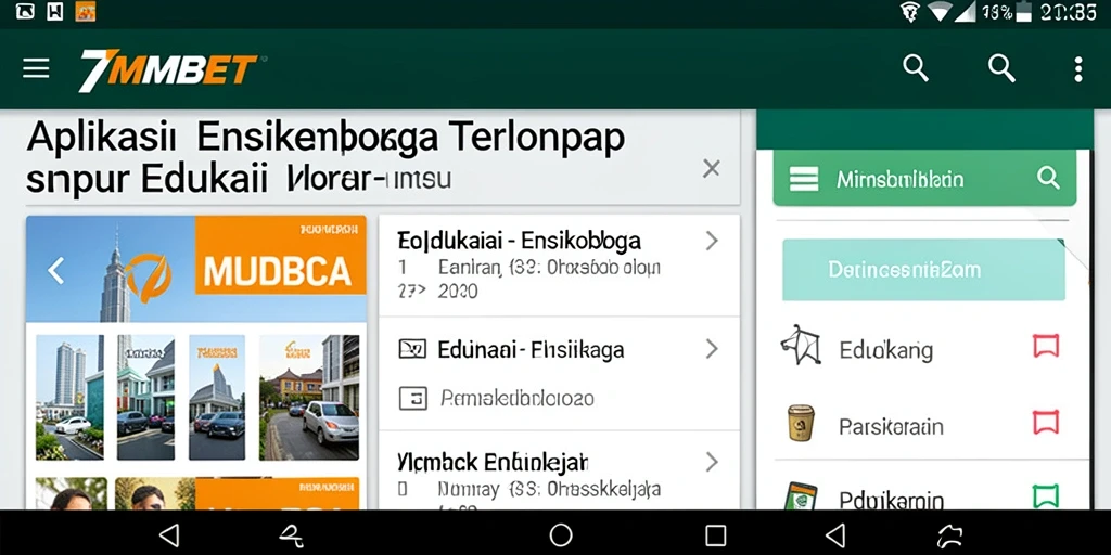 Antarmuka aplikasi 7MMBET menampilkan berbagai informasi ensiklopedia.