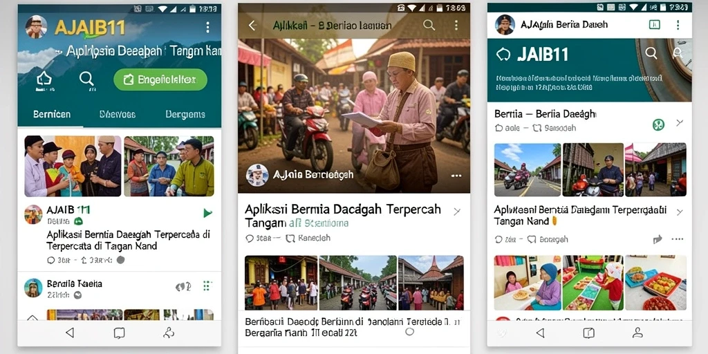 Tampilan antarmuka AJAIB11 yang informatif dan mudah digunakan.