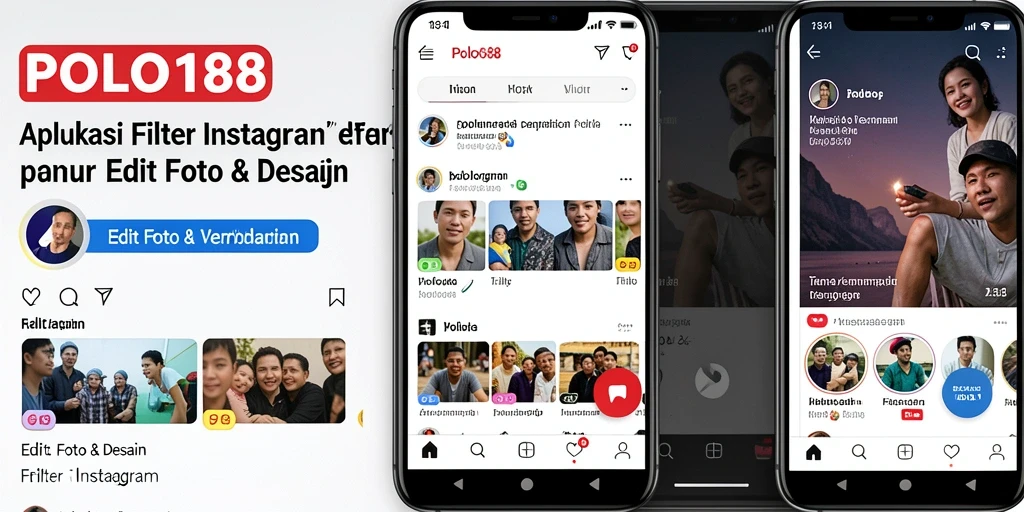 Antarmuka POLO188 yang menampilkan filter Instagram yang menarik.