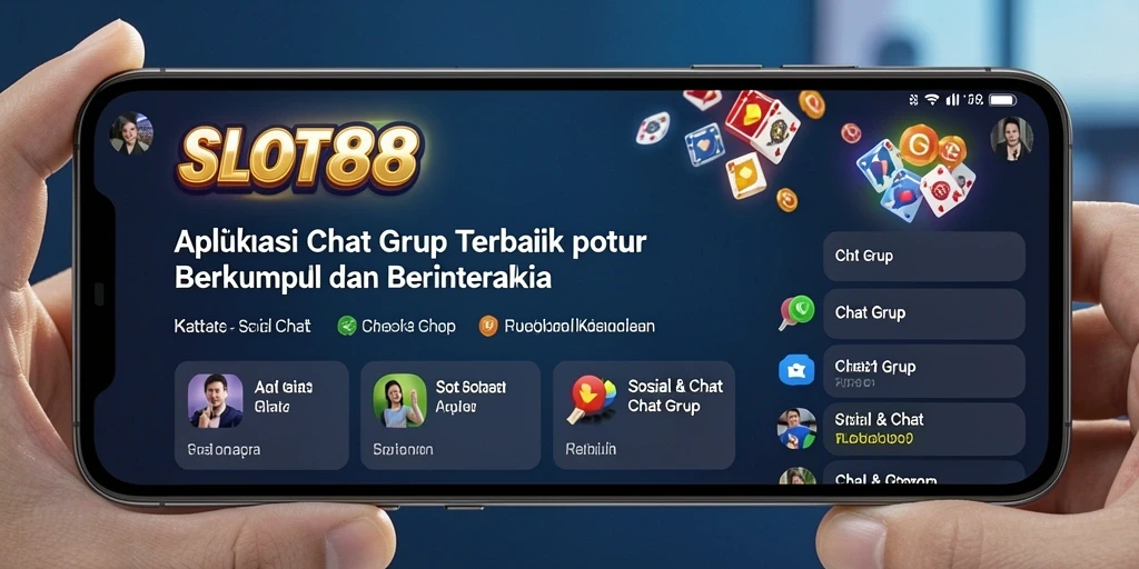 Antarmuka SLOT88 yang sederhana dan menarik untuk chat grup.